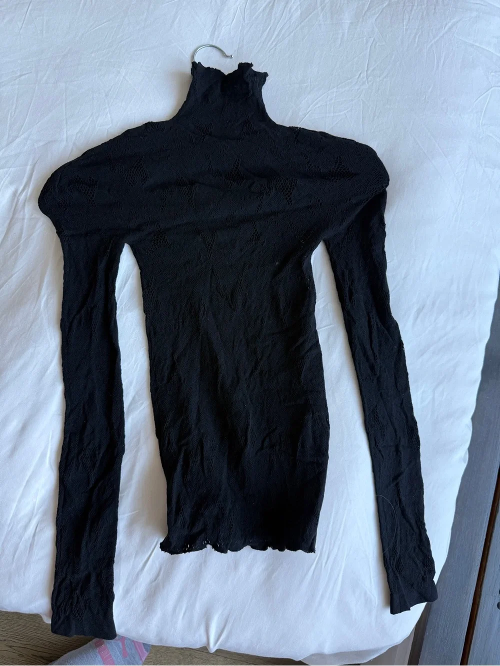 Calzedonia Lace Mock Neck Top - Picture 5 of 6